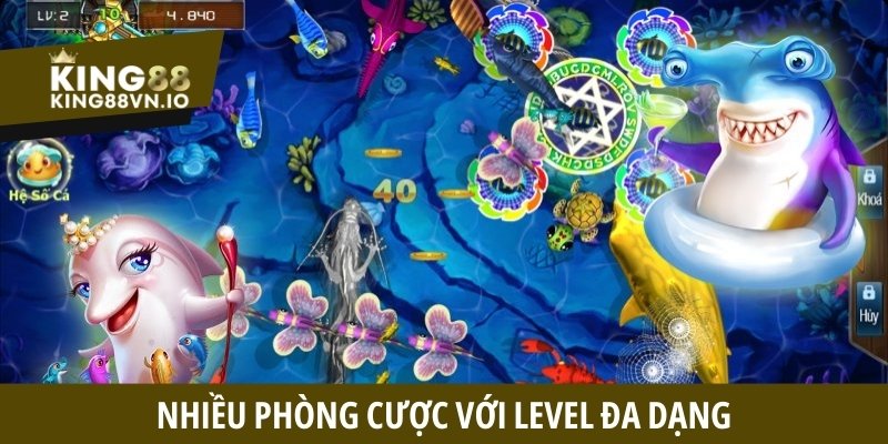 Bắn cá đổi thẻ cào - Game đồ họa đẹp, rút thưởng linh hoạt