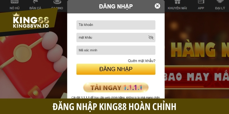 Đăng Nhập King88 - Truy Cập Nhanh Gọn Chỉ Với 3 Bước