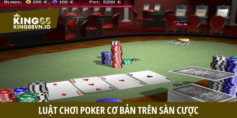 Luật chơi Poker chi tiết từ A - Z rất đơn giản và dễ hiểu