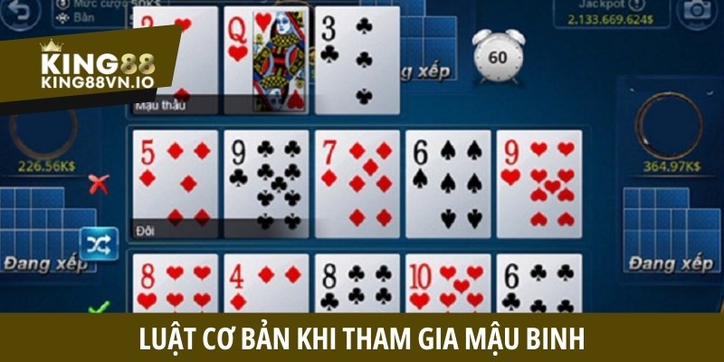 Mậu binh online - Trải nghiệm game bài thú vị tại King88
