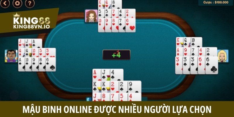 Mậu binh online - Trải nghiệm game bài thú vị tại King88