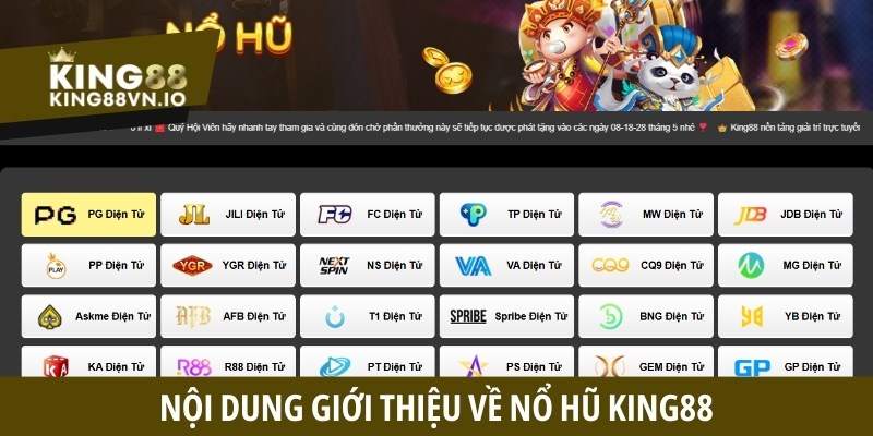 Nổ Hũ King88 - Siêu Phẩm Slot Với Cơ Hội Nhận Thưởng Khủng