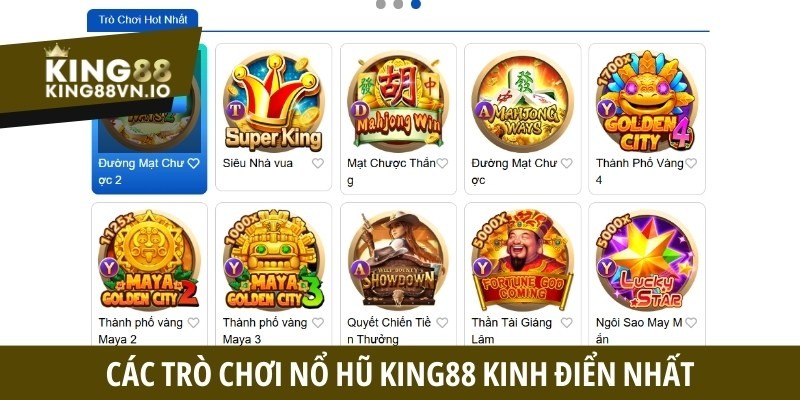 Nổ Hũ King88 - Siêu Phẩm Slot Với Cơ Hội Nhận Thưởng Khủng