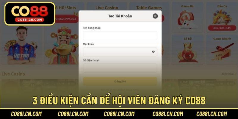 Đăng Ký CO88 – Tạo Tài Khoản Siêu Nhanh Cho Bet Thủ Mới