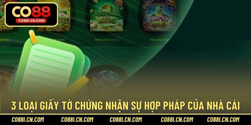 Giấy Phép Hoạt Động - Cơ Sở Khẳng Định Uy Tín Nhà Cái