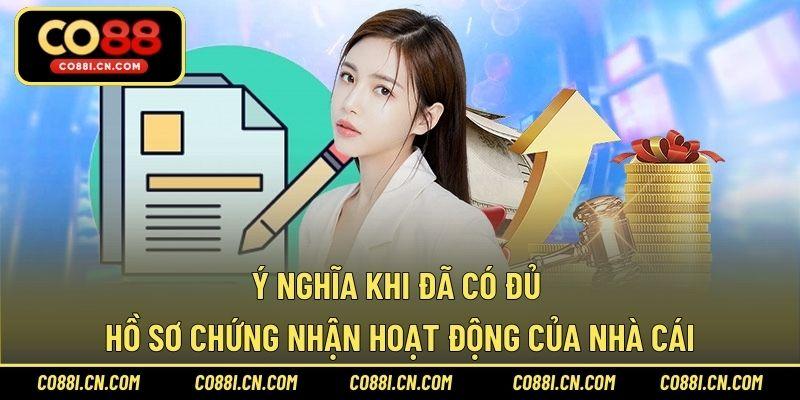 Giấy Phép Hoạt Động - Cơ Sở Khẳng Định Uy Tín Nhà Cái