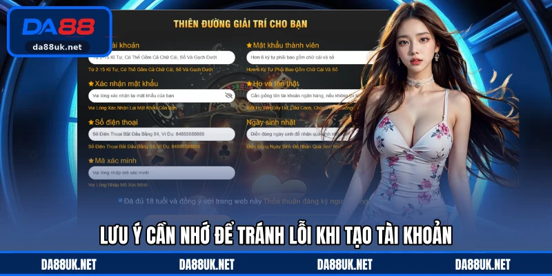 Đăng Ký DA88 - Cách Tạo Tài Khoản Nhanh Chóng Và An Toàn